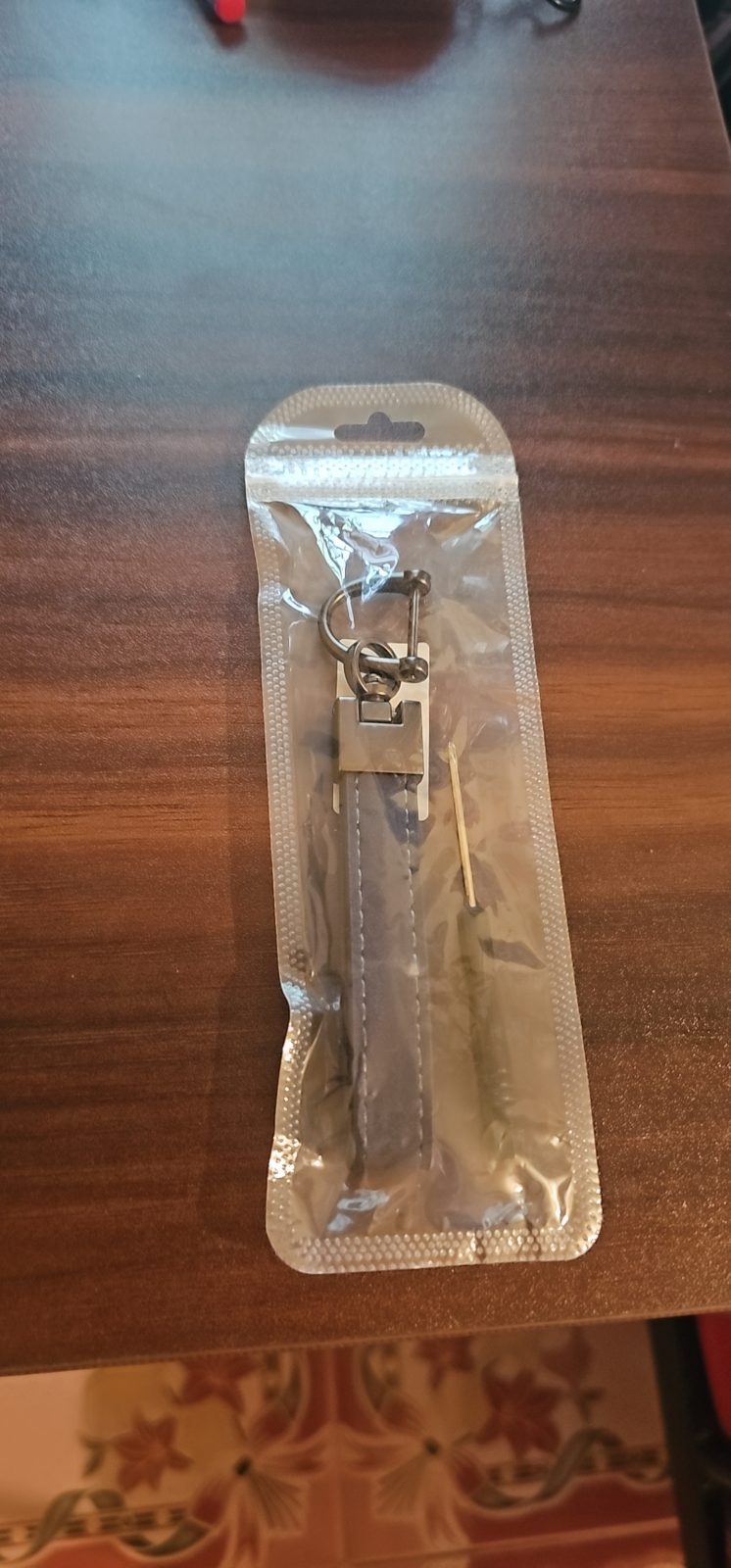 PU Leather Wristlet Keychain – Horseshoe Buckle photo 5